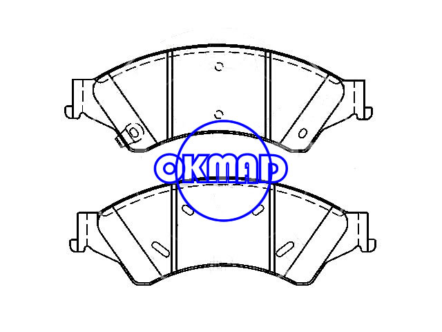 FORD TRUCK Ranger MAZDA BT-50 Brake pad FMSI:8905-D1676 OEM:1723538 UCYE-33-23Z GDB2005 WVA:25632 25633 25634, F1676